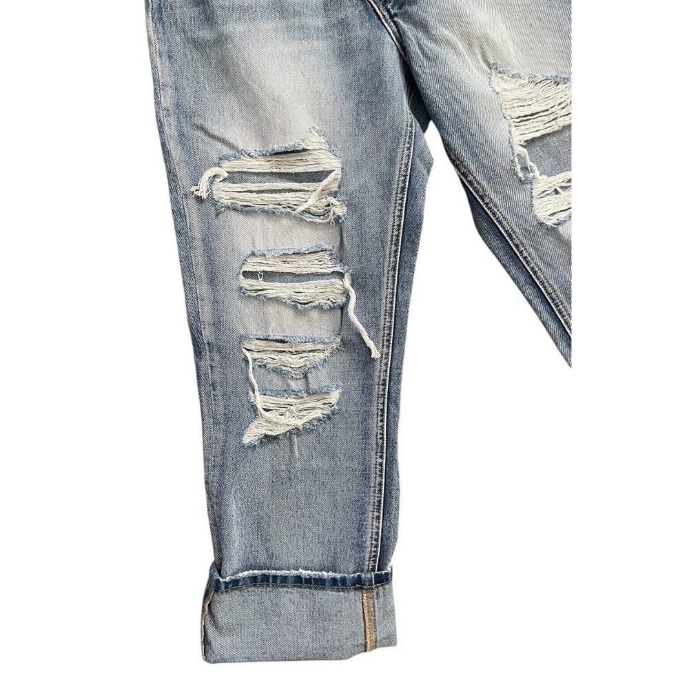 NWT Vervet Women's Kassie Boyfriend High Rise Straight Distressed Jeans size 29 - Picture 5 of 11